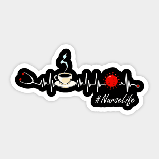 Coffee Nurse Life Sticker